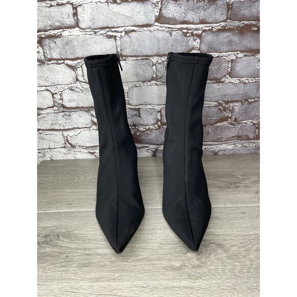 Jeffrey Campbell Black Siren Sport Ankle Sock Booties Women’s Sz 8.5M US/39EU - Picture 3 of 16